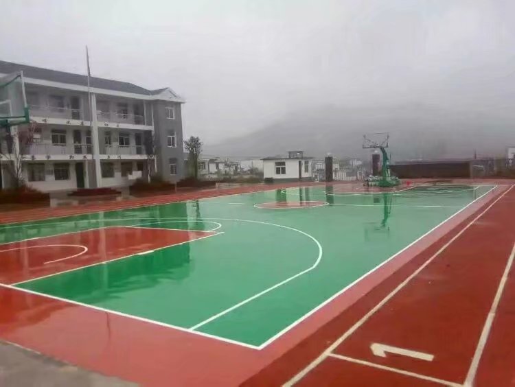 淮南硅PU篮球场建造