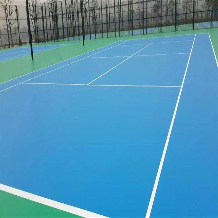 硅PU网球场施工