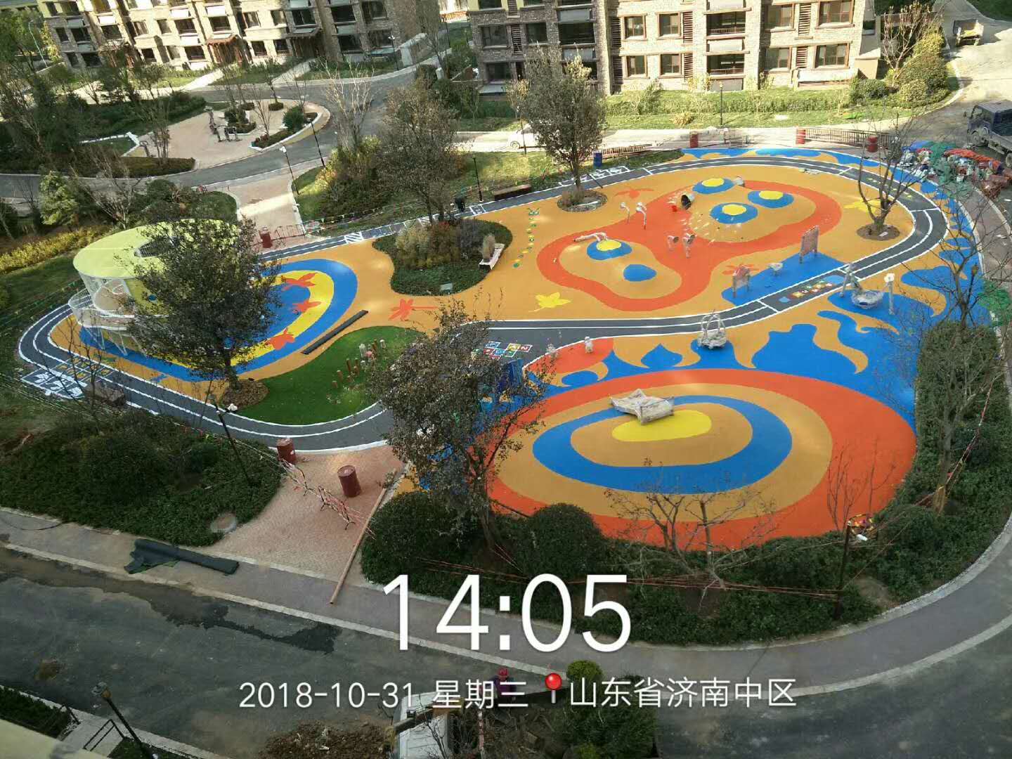 重庆小区塑胶跑道施工